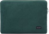 Bombata Universele Velvet Laptophoes Sleeve - 15.6 inch / 16 inch - Groen