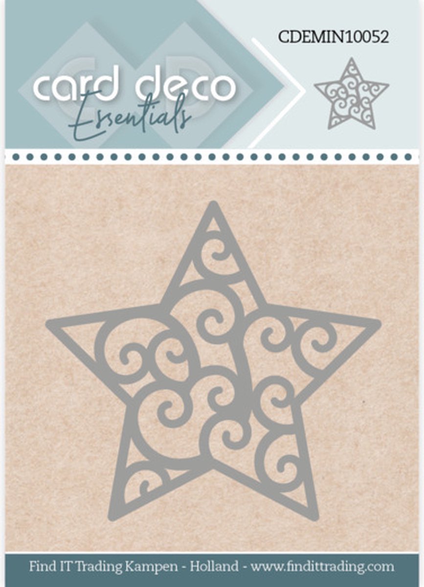 Card Deco Essentials - Mini Dies - 52 - Christmas Star