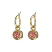 BIBA 80313 Boucles d' Boucles d'oreilles pendantes or Pink Peach