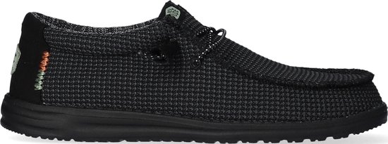 HEYDUDE Wally Sport Mesh Heren Instappers Black/Black