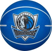 Wilson NBA Dribbler Dallas Mavericks Mini Ball WTB1100PDQDAL, Unisexe, Blauw, basket-ball, taille : Taille unique