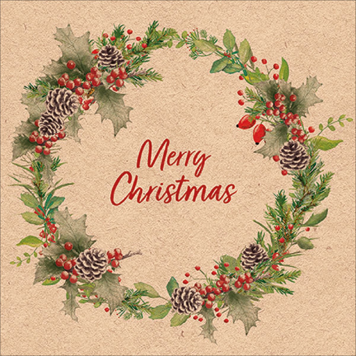 Ambiente- kerstservetten - 33x33cm - 3 laags - 20 stuks