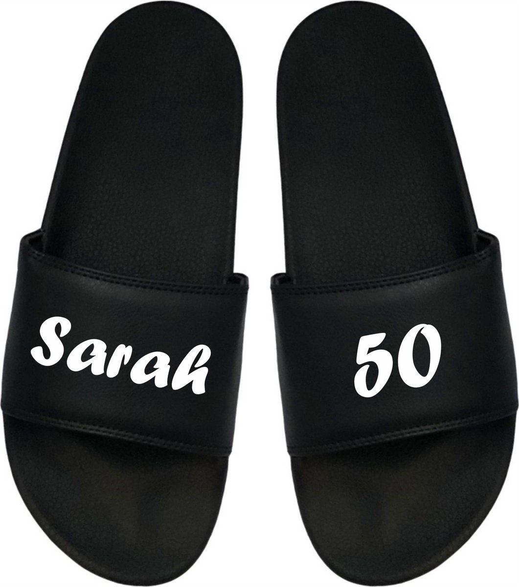 Cadeau Sint - Cadeau Kerst - Cadeau Sarah - Cadeau 50 jaar - Cadeau Badslippers - Badslippers Dames 48
