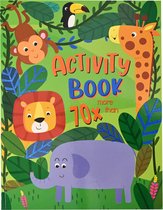 Kleur- en Activiteiten boek Jungle - Kleurboeken voor Kinderen - Jungle Doeboek voor Kinderen - Kleurboek Kinderen - Tekenen Kinderen - Kleurplaten - Tekenblok voor Kinderen - 56 Pagina's - 29,7 x 21 cm - Vanaf 3 jaar - Multi Kleuren.