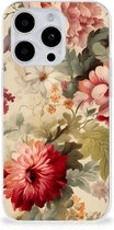 TPU Case Geschikt voor iPhone 15 Pro Bloemen