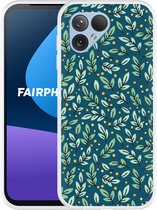 Cazy Hoesje geschikt voor Fairphone 5 Blaadjespatroon