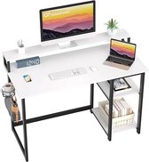 bureau Tafel - simple construction, industrial design, vintage brown - computer bureau, 100 x 50 Cm