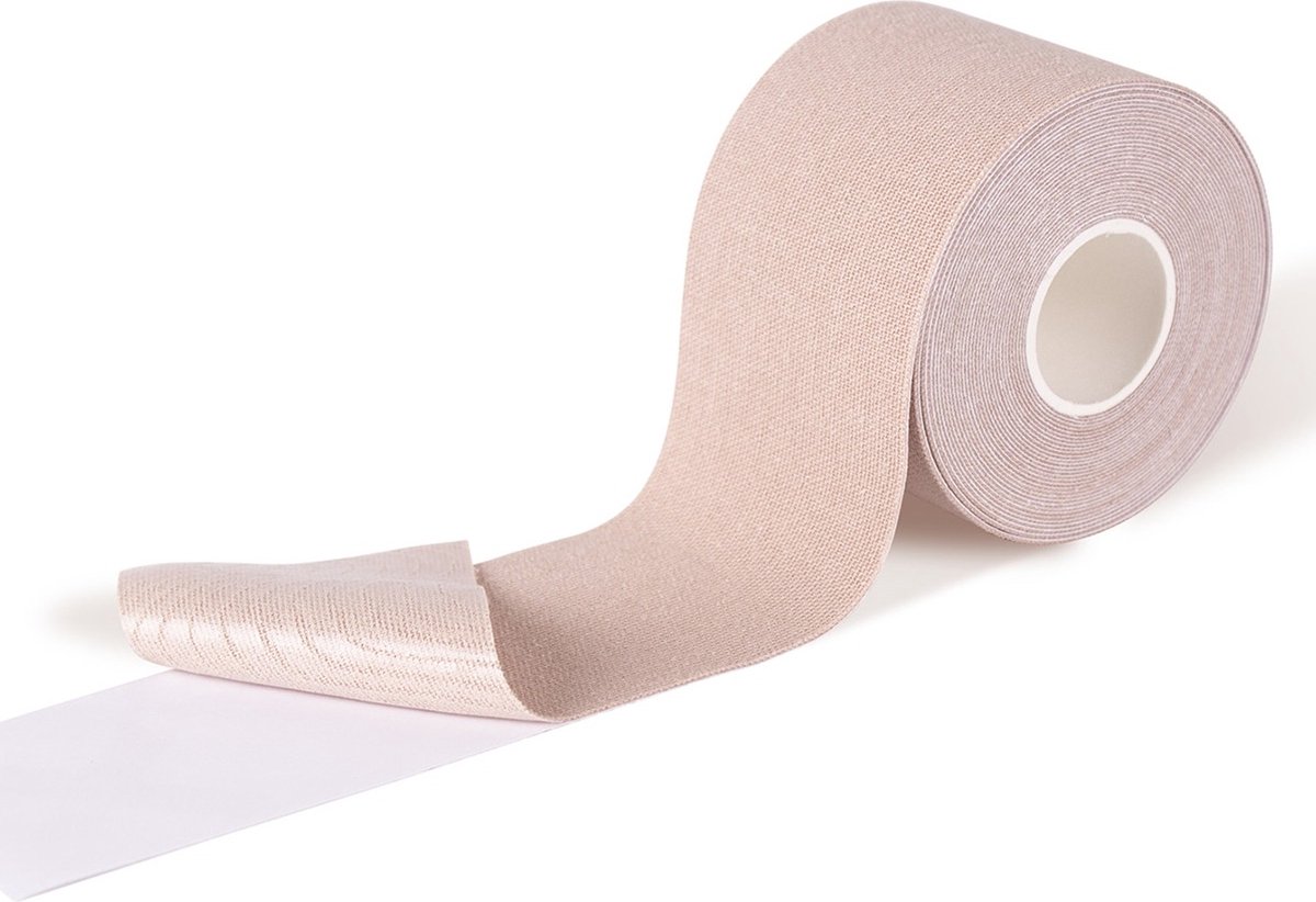 Plak BH - Shapetape - Plak bh Push up - Zelfklevende bh - Maat S/M - Beige  - Bandeau