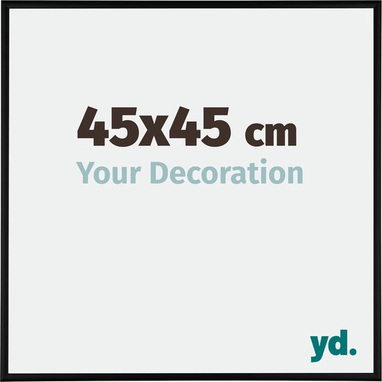 Your Decoration Austin Aluminium Fotolijst - 45x45 cm - Zwart Mat