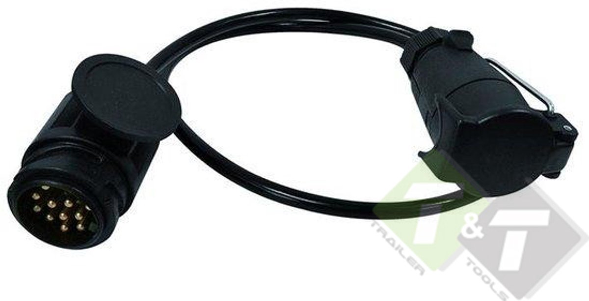 Verloopkabel, 0.8 meter, van 13 naar 7 polig