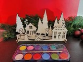 LBM - Village de Noël à l'aquarelle - set partie 2 - DIY Noël