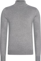 Mario Russo Coltrui - Trui Heren - Sweater Heren - Coltrui Heren - XL - Antraciet