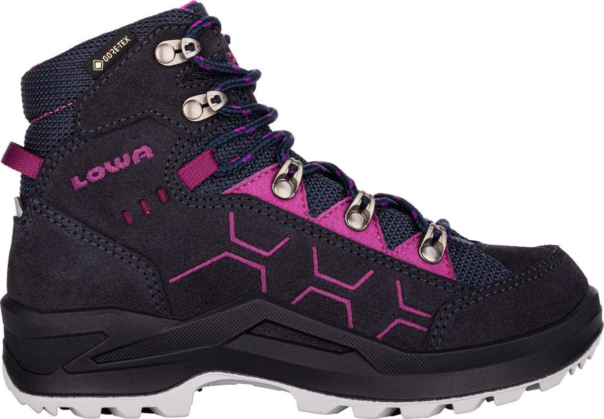 Lowa Kody Evo Gtx Mid Junior Kinder Hoge Wandelschoen -Berry 32 Blauw