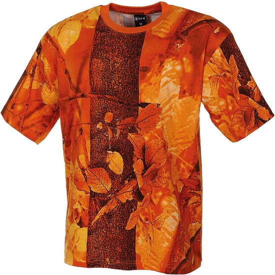 MFH US T-Shirt - Hunter oranje - 170 g/m² - MAAT XXL