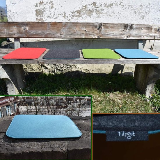 Kussen voor tuinstoel MAUI set van 2 crèmewit