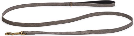 Beeztees Balacron Ax - Hondenriem - Kunstleer - Grijs - 180x1,5 cm