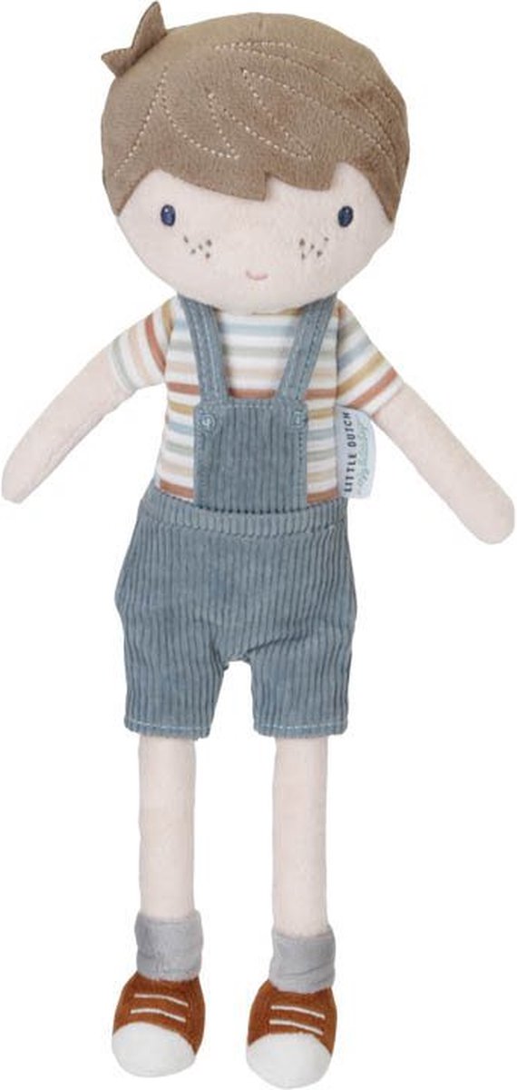 Little Dutch Vintage Sunny Stripes Knuffelpop - Jim - 50 cm — afbeelding 7