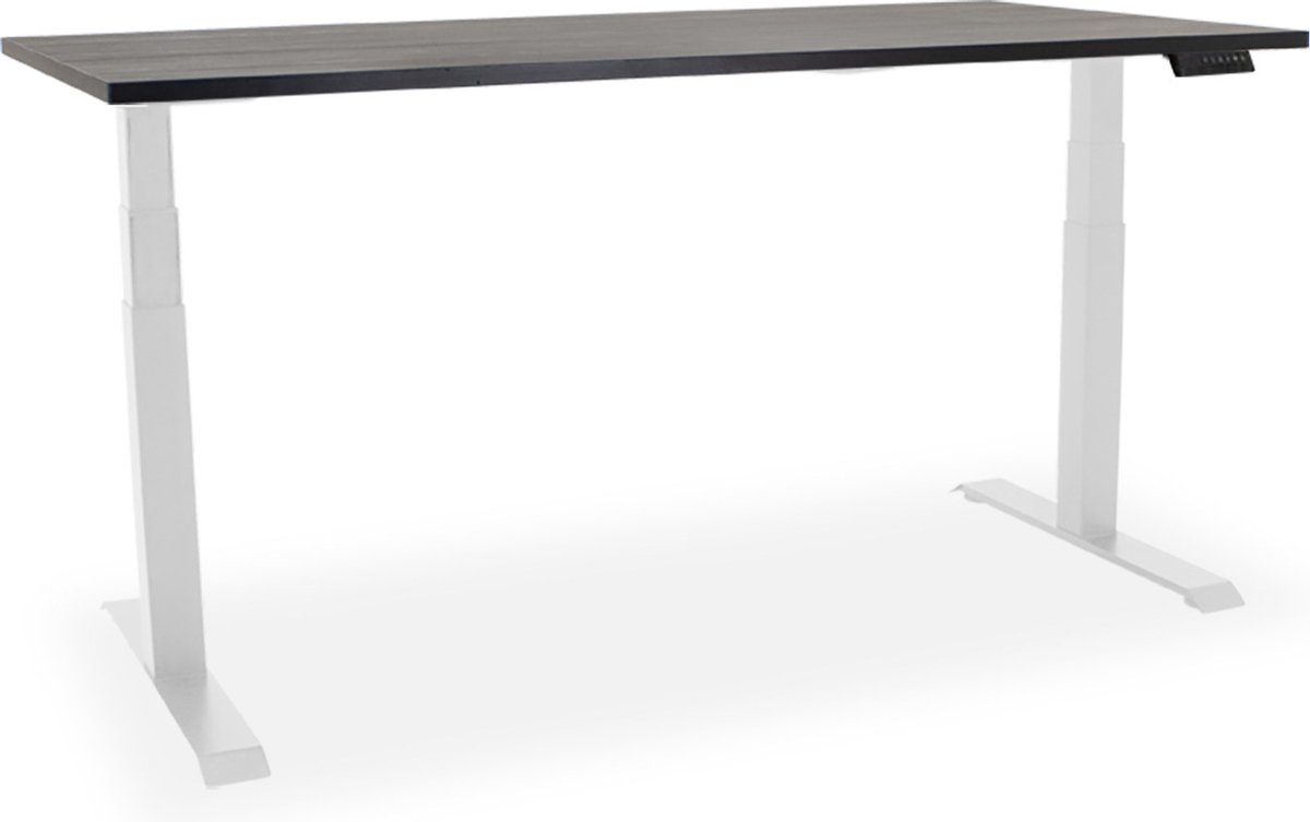 Elektrisch zit-sta bureau Essential NPR - 180x80cm - zwart/wit
