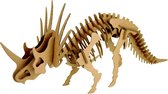 3D Model Karton Puzzel - Dinosaurus Triceratops - DIY Hobby Knutsellen - 35x15x11cm
