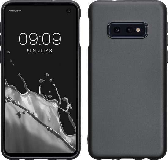 kwmobile telefoonhoesje geschikt voor Samsung Galaxy S10e - Hoesje voor smartphone - Back cover in metallic grijs