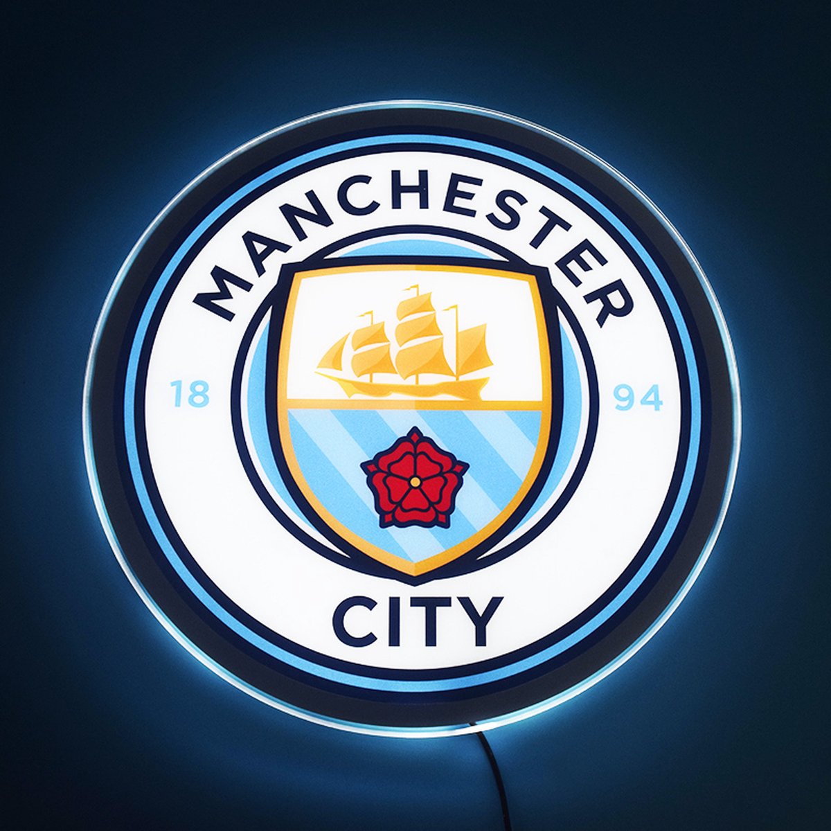 Manchester City led logo verlichting 40 cm