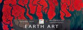 Earth Art bureaukalender 2024 - 12 maanden met kleurrijke satelliet foto's - 29,7 x 10,5 cm - met weeknummers