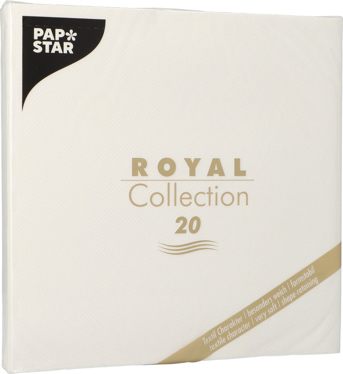 Servetten - 20x - wit - 40 x 40 cm - Witte feest versiering servetten