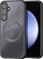 Dux Ducis Aimo Geschikt voor Samsung Galaxy S23 FE - Back Cover met Magneet Zwart