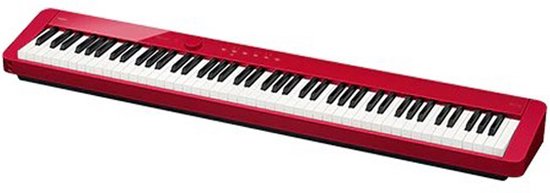 Casio PX-S1100 RD - Digitale piano - Rood - 88 gewogen toetsen - hoofdtelefoon aansluiting - Bluetooth