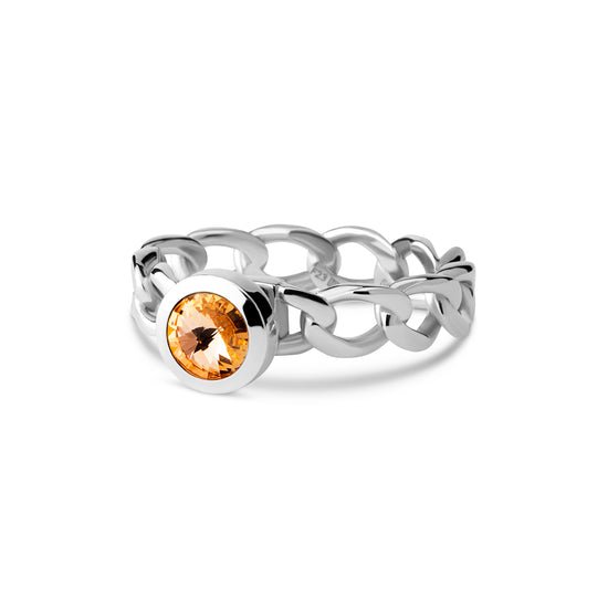 Melano Twisted Harvest Glow Ring Set - Zilverkleurig - Dames - Maat 62