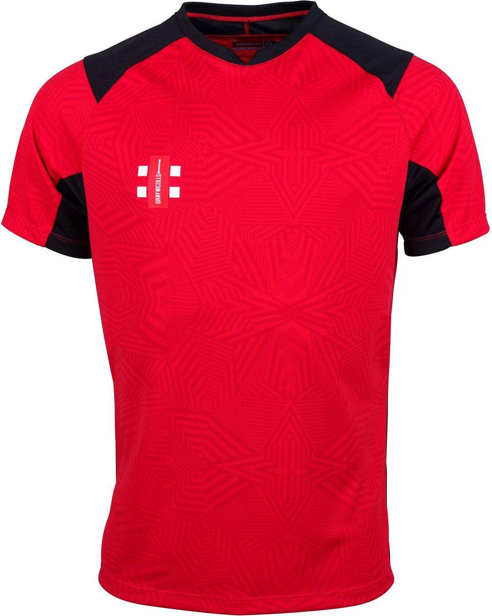 Gray-Nicolls Cricket SHIRT PRO T20 S/S RD/BK 5-6 5 - 6 Yrs - Rood / Zwart
