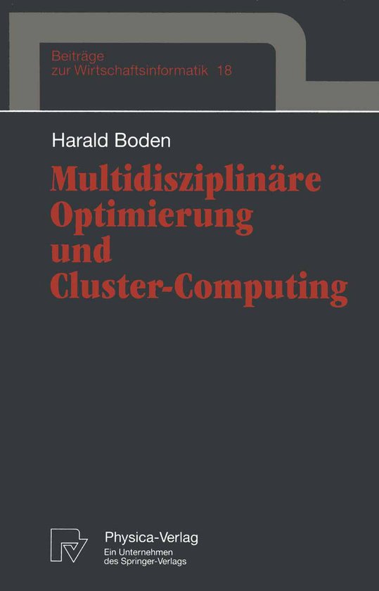 Multidisziplinäre Optimierung und Cluster-Computing - cover