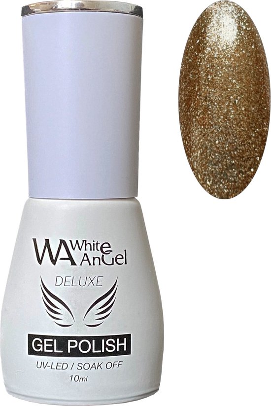 Gellex White Angel Deluxe Gel Polish 118 (1) Golden Ray 10ml Gellak - Gel nagellak - Shellac - Gel nagels - Gel Nails