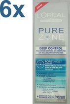 L’Oréal Paris - Dermo-Expertise - Pure Zone - Deep Control - 6x 50ml - Voordeelverpakking