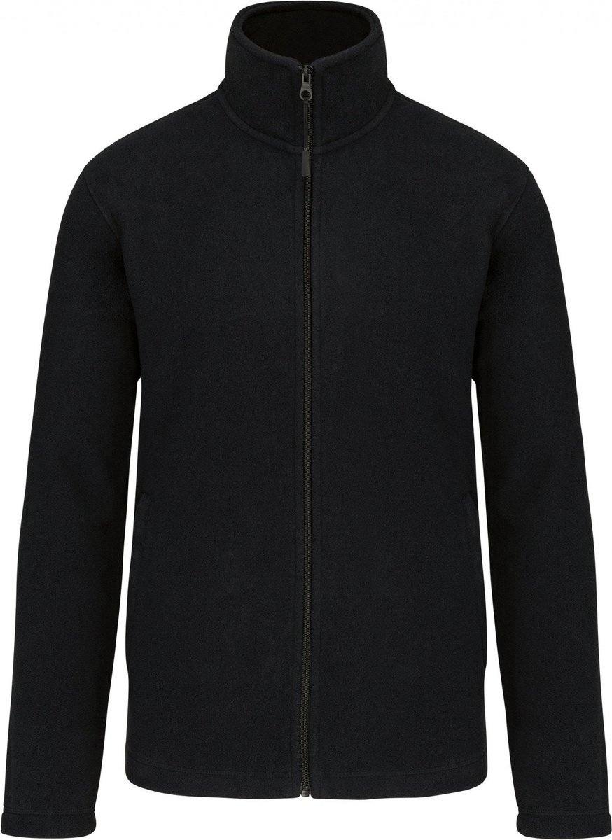 Premium Microfleecevest met rits Kariban Zwart - maat 3XL