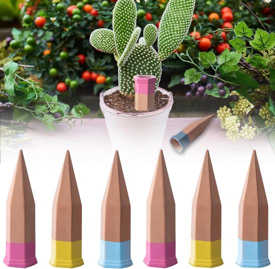 Loiion Zelfwaterende bloempot transparante kunststof bloempot creatieve dubbele laag