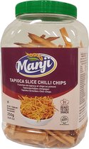 Manji - Tapioca Slice Chilli Chips - 3x 250 g