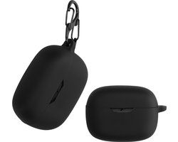 kwmobile Hoes geschikt voor JBL Wave Beam / Beam 2 / Wave 200TWS - Siliconen cover voor oordopjes in zwart
