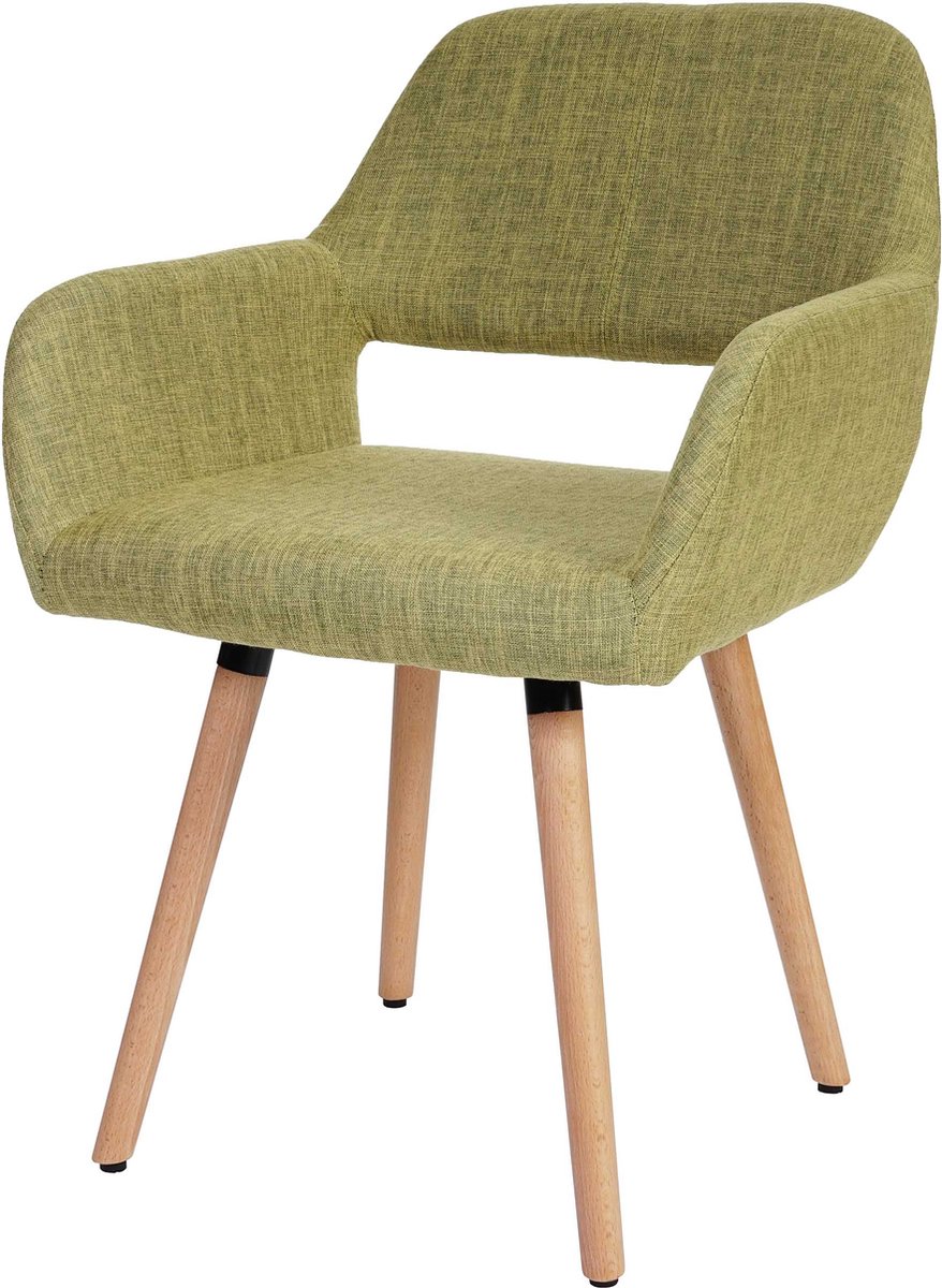 Cosmo Casa Stoel - Eetkamerstoel - Comfortabele Bekleding - Groen