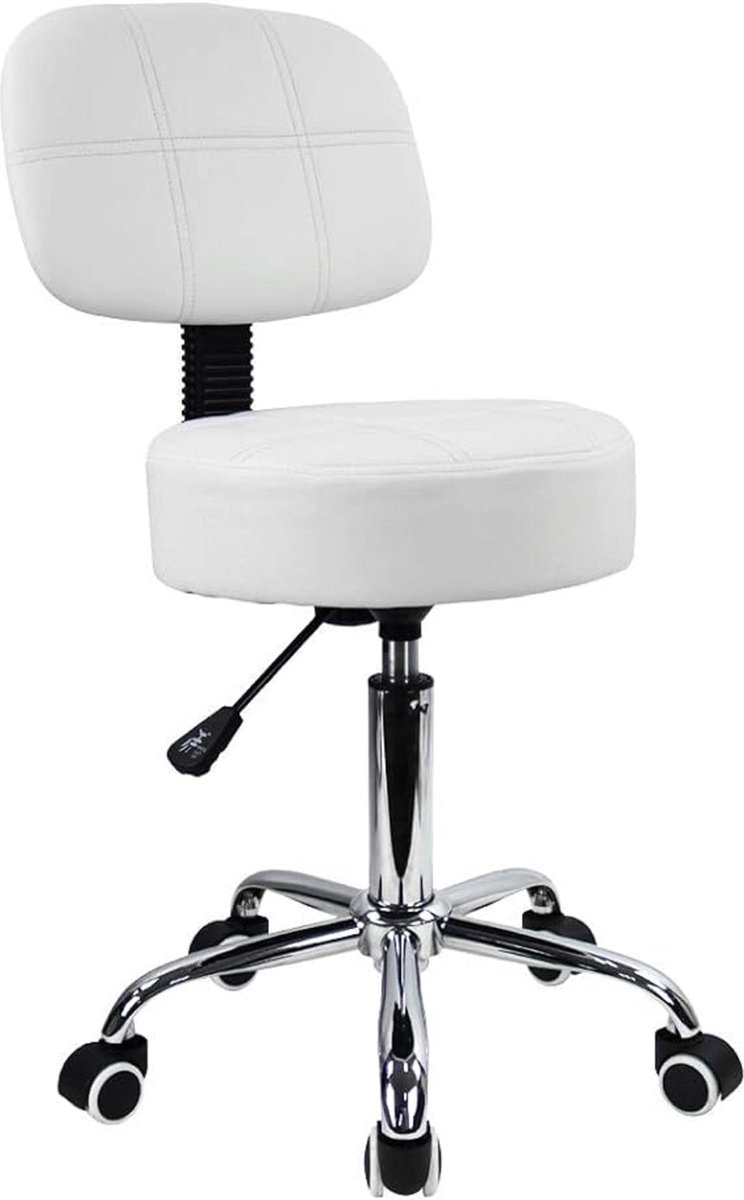 rolkruk - Roller Stool with Footrest Office Stools Height adjustable