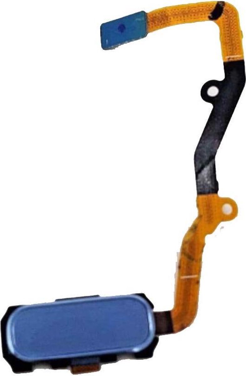 Voor Samsung Galaxy S7 Edge home button flexkabel - blauw