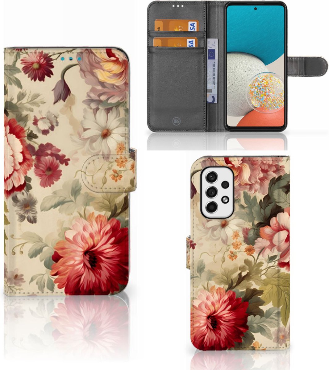Hoesje voor Samsung Galaxy A53 Bloemen