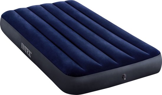 INTEX - luchtmatras - luchtbed - 191x99x25 cm - luchtbed 1 persoons - opblaasbaar matras - camping matras - comfortabel slapen - multifunctioneel matras - kampeeruitrusting - Intex product