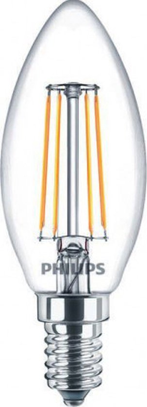 Philips Classic LED E14 - 6,5W (60W) - Wit chaud - Non dimmable