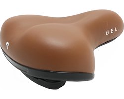 Selle comfort Zadel fiets + Leder handvatten Falkx 85/125 mm Classy Combo
