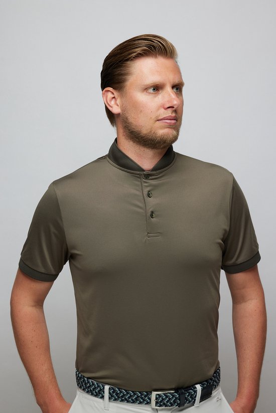Real Ace Polo Slim Fit Olive Green size L