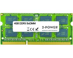 2-Power 4GB DDR3 1066MHz SODIMM 4GB DDR3 1066MHz geheugenmodule