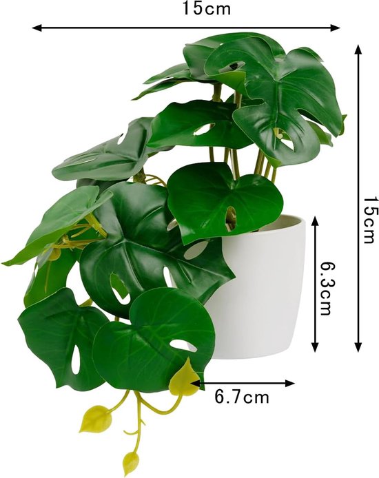 Plante artificielle Monstera avec pot, plantes artificielles pour  décoration d'intérieur, fausses plantes, plantes artificielles d'intérieur,  grandes plantes artificielles pour décoration de salon – : :  Cuisine et Maison