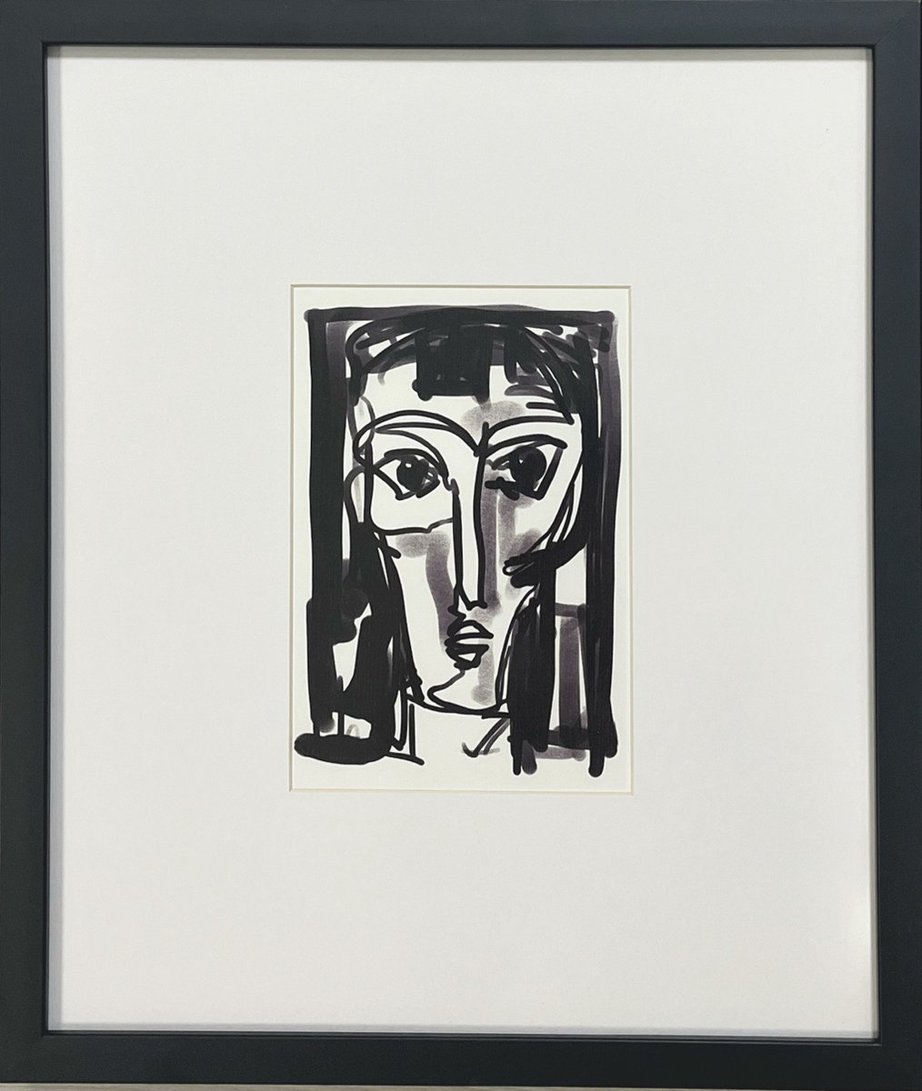Double T Concept - Wall Art no : 5 - Muurdecoratie - Zwart Wit - 3d Art - 38 x 43cm