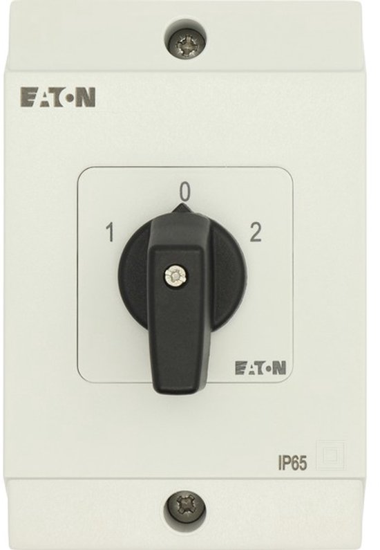 Eaton T0-3-8212/I1 Commutateur à cames 20 A 2 x 60 ° gris, noir 1 pc(s)